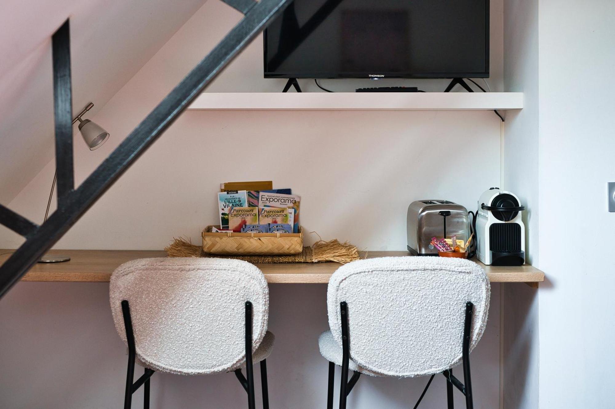 Charmant Studio A Deux Pas De La Gare - Le Nichoir Rennes Buitenkant foto
