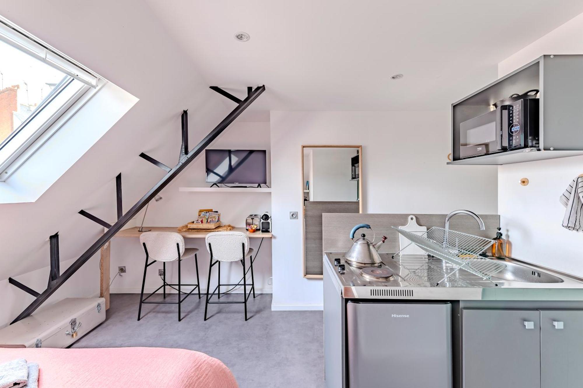Charmant Studio A Deux Pas De La Gare - Le Nichoir Rennes Buitenkant foto